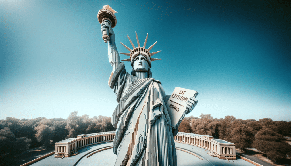 Lego - The Statue of Liberty, New York, USA - OtuTom